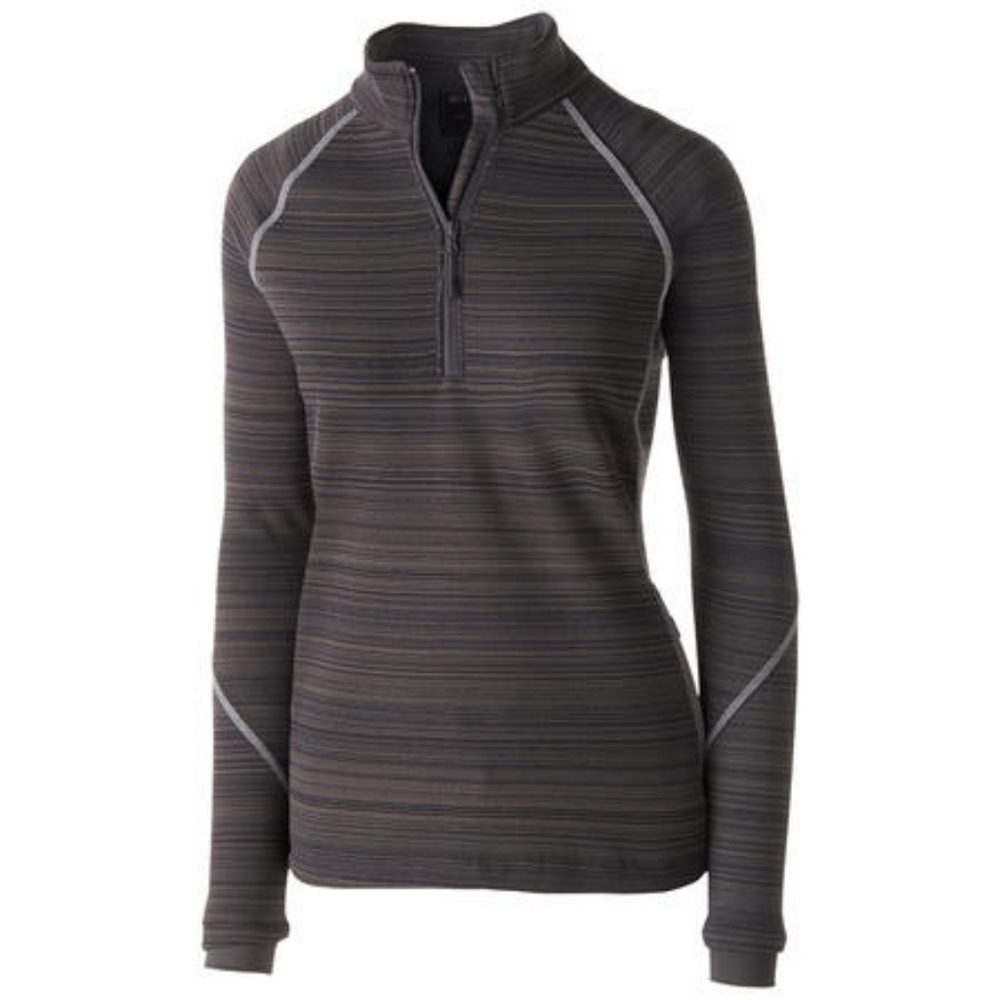 Holloway Women's Gray 1/4 Zip Pullover Sweatshirt Size L